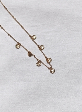 青岛外贸流行饰品欧美原单正品个性小众设计感抽象磨砂精品项链