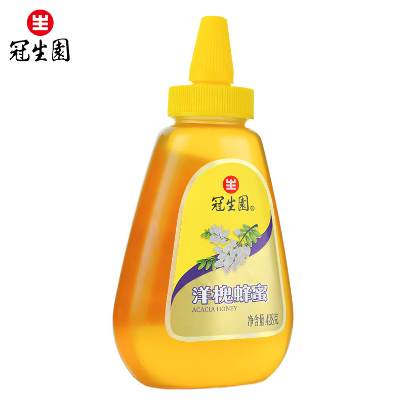 冠生园洋槐428g*3瓶量贩装包邮 冠生园食品蜂蜜