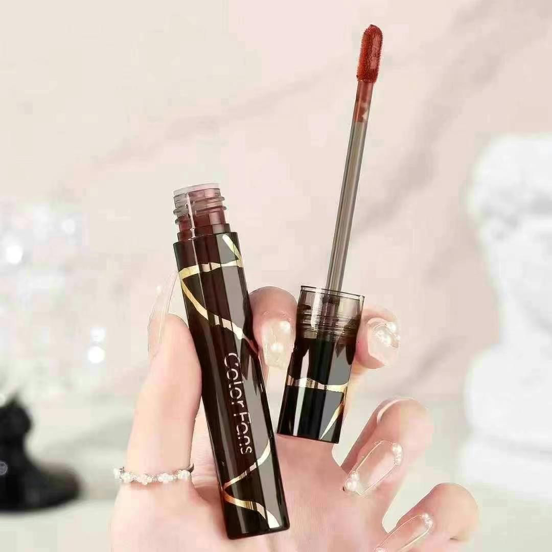 迷色粉丝黑金唇釉丝绒质地轻薄不粘腻保湿滋润哑光持色显白 - 图0