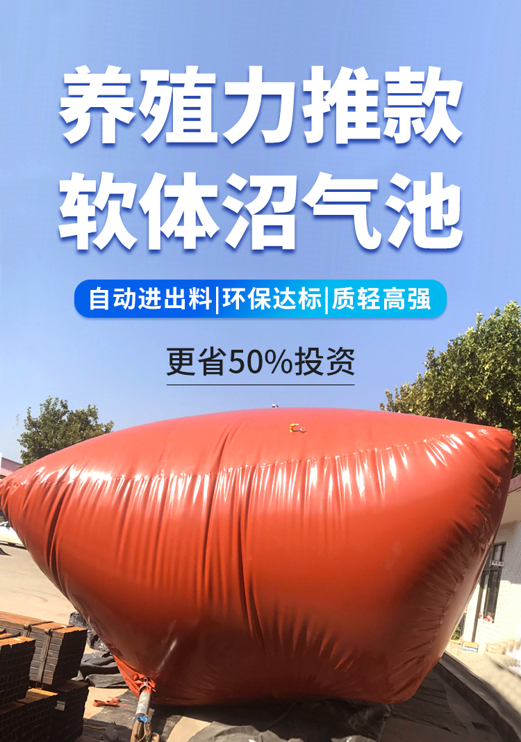 新沼气池全套设备养殖场发酵池猪场沼气袋农村红泥软体沼气池储促 - 图2