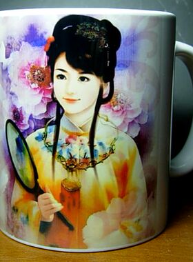 红楼梦人物金陵十二钗茶杯纪念品