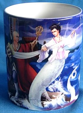 白娘子水杯子白素贞斗法海茶杯《白蛇传》纪念品装饰品礼物装饰品
