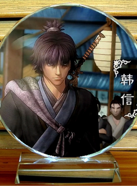 韩信纪念品摆设淮阴侯装饰品模型礼物工艺品收藏品水晶礼品摆件