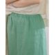 Japanese retro cotton and linen skirt for women in summer thin design sense slit elastic high waist straight skirt A-line long skirt