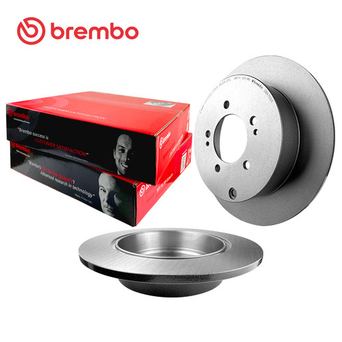 后刹车盘brembo布雷博UV喷涂盘适配三菱欧蓝德 - 图0