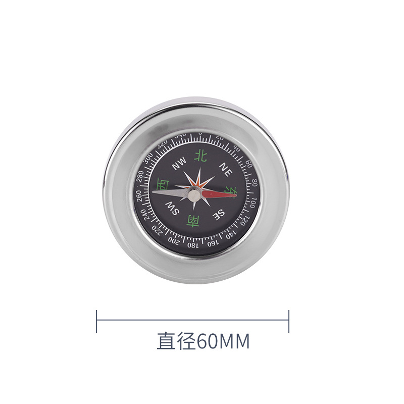 便携式金属指南针户外迷你指北针多功能大号小号装备 - 图2