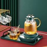 Стеклянный термос, заварочный чайник, чай