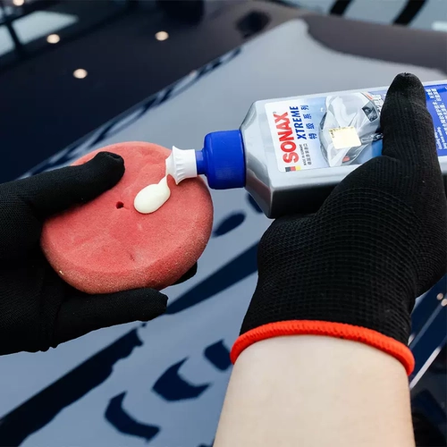 Немецкий Sonax Nano Posling Color восковой черный автомобильный воск