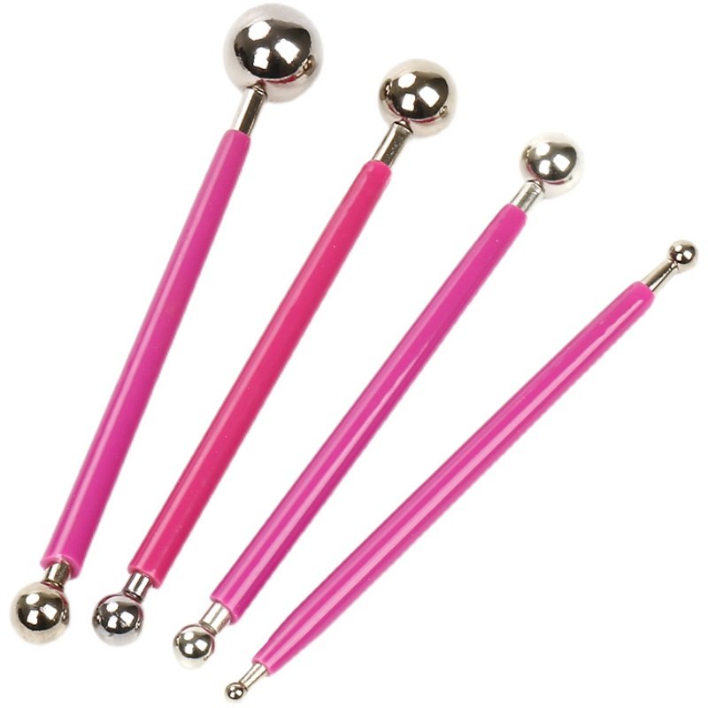 超轻粘土软陶泥丸棒工具四件套石塑七本针细节针手办工具制作套装,淘宝优惠券,粉丝福利购,淘宝优惠卷