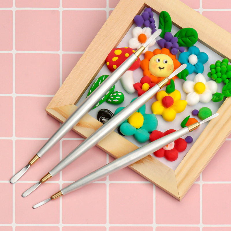 粘土开眼刀头部软陶OB11娃头自制抹刀泥塑工具细节雕刻刀油画棒刀,淘宝优惠券,粉丝福利购,淘宝优惠卷