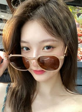 偏光太阳镜方框复古ins风女显瘦