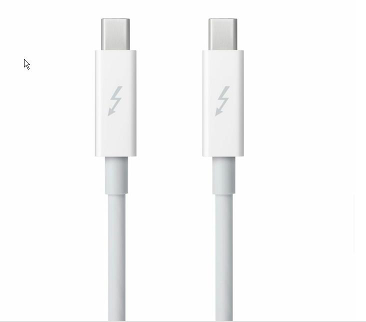 苹果雷电2数据线Thunderbolt2高速传输20G雷雳口雷电硬盘盒连接线 - 图3