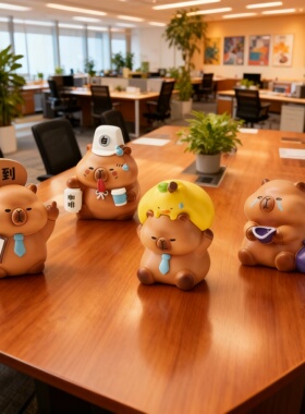 可爱卡通小熊树脂桌面摆件礼物