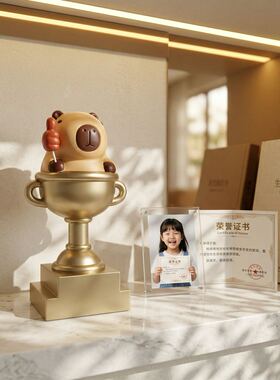 萌宠卡通树脂桌面摆件轻奢送礼