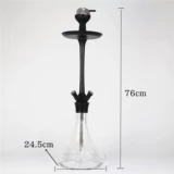 Арабский стеклянный большой высококлассный кальян, полный комплект