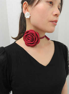 逸怡仙项链布料项链颈圈女优雅