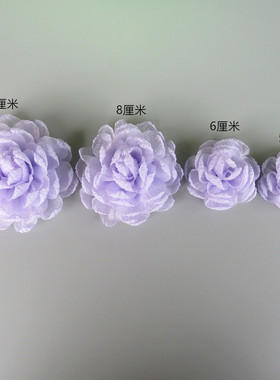 超仙轻纱布艺花逸怡仙绢纱胸针女