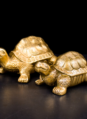 黄铜乌龟长寿龟居家客厅装饰摆件