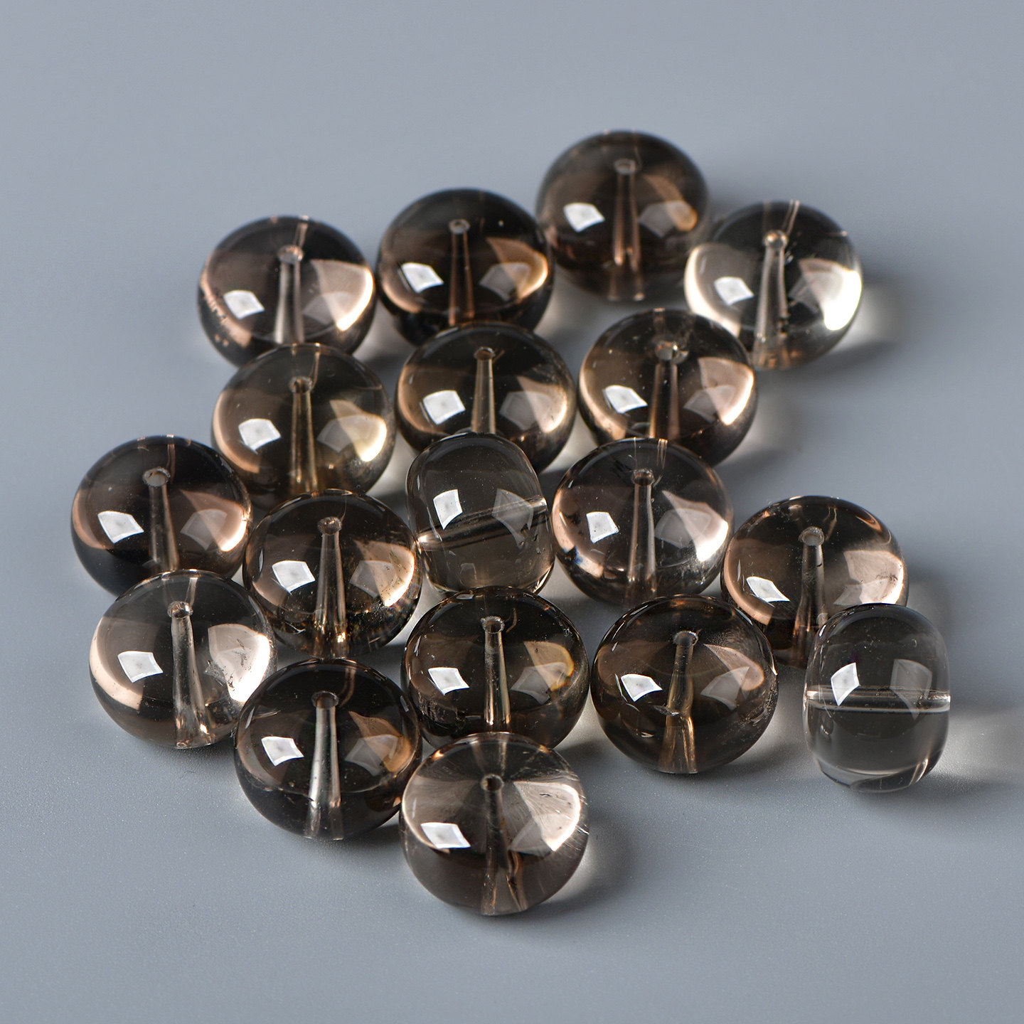 天然水晶茶晶鼓珠散珠子diy手工饰品手串项链配件材料串珠盘珠手,淘宝优惠券,粉丝福利购,淘宝优惠卷