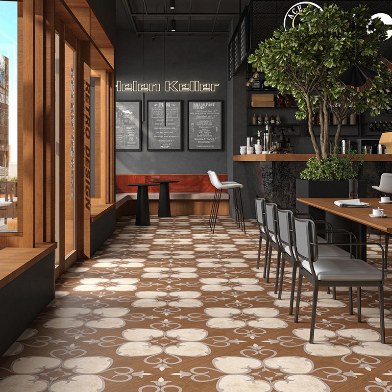 成都仓中古风600x600全瓷拼花木纹砖客厅卧室木纹800地砖哑光防滑,淘宝优惠券,粉丝福利购,淘宝优惠卷