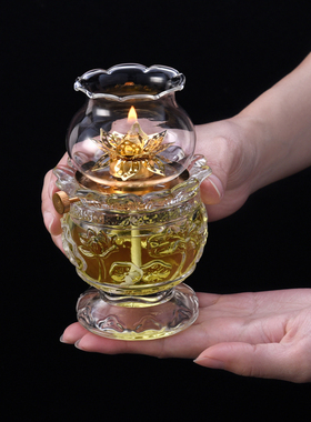 酥油灯七彩琉璃七彩琉璃