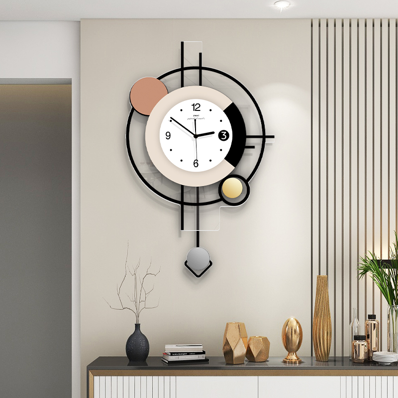 现代简约钟表挂钟客厅2025新款挂表餐厅创意艺术大气时钟挂墙家用 - 图0