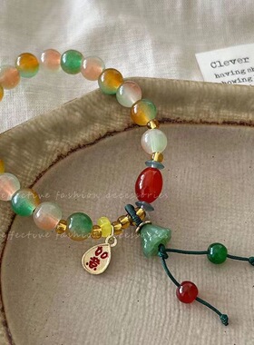 国风琉璃手链百搭古风手串