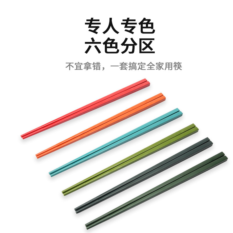 康巴赫珐贝合金筷子家用高端家庭 康巴赫筷子