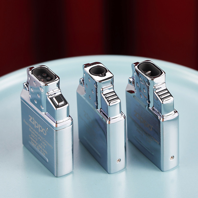 zippo官方原装zippo正版电弧充电式内胆丁烷充气防风直冲打火机芯