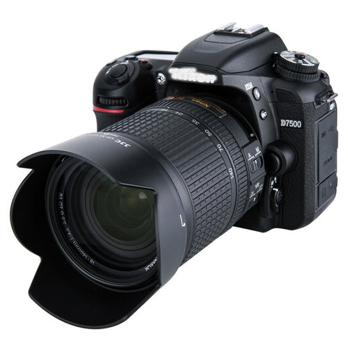 JJC遮光罩适用尼康Z5 Z6 Z7 Z8 D7500单反D7200相机18-105 18-140mm 18-55镜头24-50mm 18-200 24-120镜头罩 - 图1