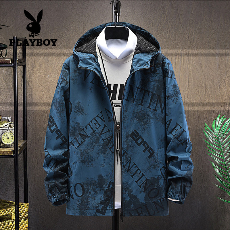 花花公子男装秋冬季新款男生夹克 花花公子服饰夹克