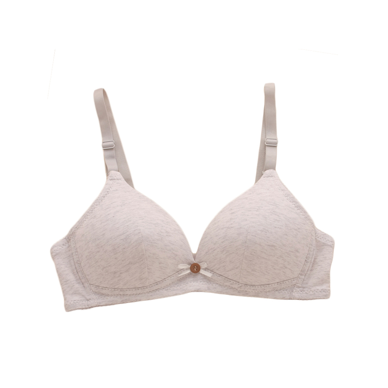 少女薄款发育期聚拢全棉高中生文胸 苛尔菲内衣文胸
