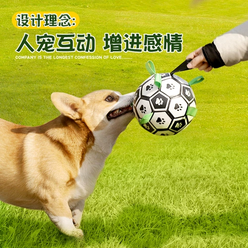 Собачьи игрушечные шарики, чтобы укусить артефакт, большие собаки, нечистый собачий мяч, футбол, домашние животные золотистого ретривера потребляют физическую силу лабрадо