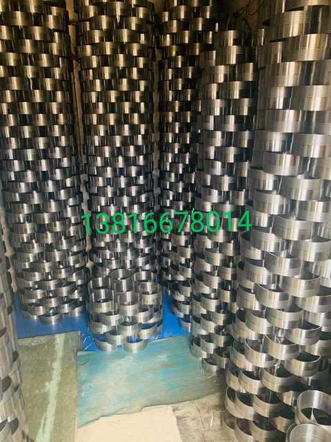 Three-body water drill bit base white head three-body vehicle pipe steel head three-body drill bit tube seamless pipe three-section drill bit base