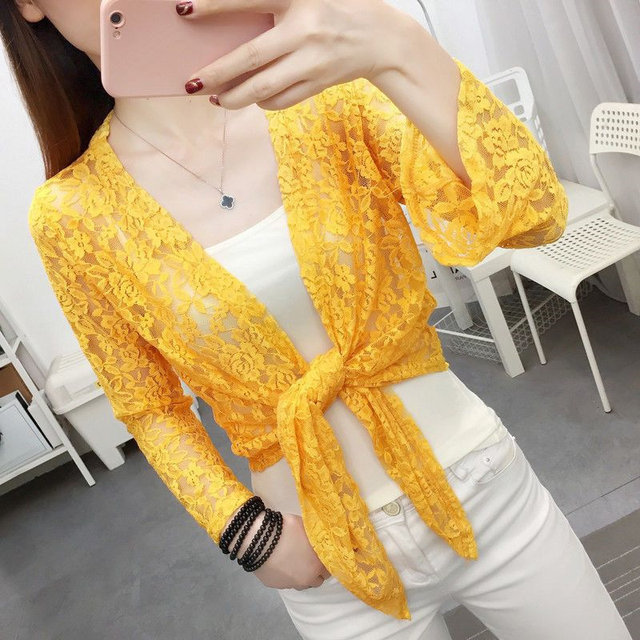 Shawl Sun Protection Clothing Loose Cardigan ການເດີນທາງແບບງ່າຍດາຍ