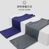 Хлопковая дышащая базовая приятная телу майка, облегающий крой