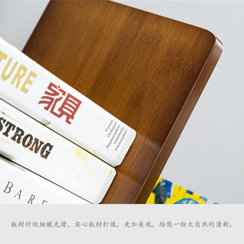 儿童书架简易置物架学生现代简易经济型小书架树形落地创意书架竹 - 图0