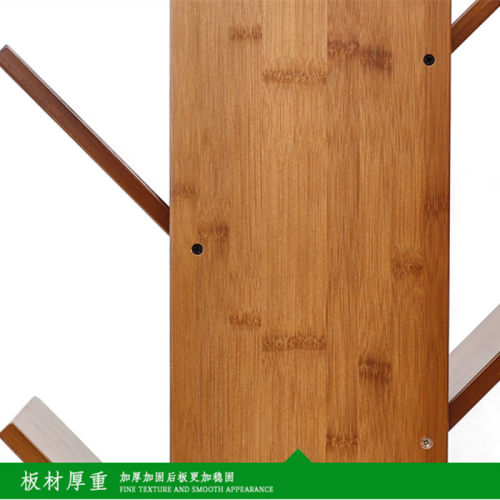 儿童书架简易置物架学生现代简易经济型小书架树形落地创意书架竹 - 图2