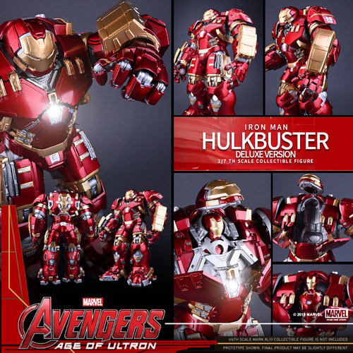 漫威正版钢铁侠反浩克装甲MK44复仇者联盟人偶山姆款手办模型礼物 - 图1
