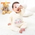 Pureborn sơ sinh quần áo một mảnh mùa thu nam và nữ bé dễ thương ấm áp áo choàng đầy đủ mặt trăng - Áo liền quần shop quần áo trẻ em Áo liền quần