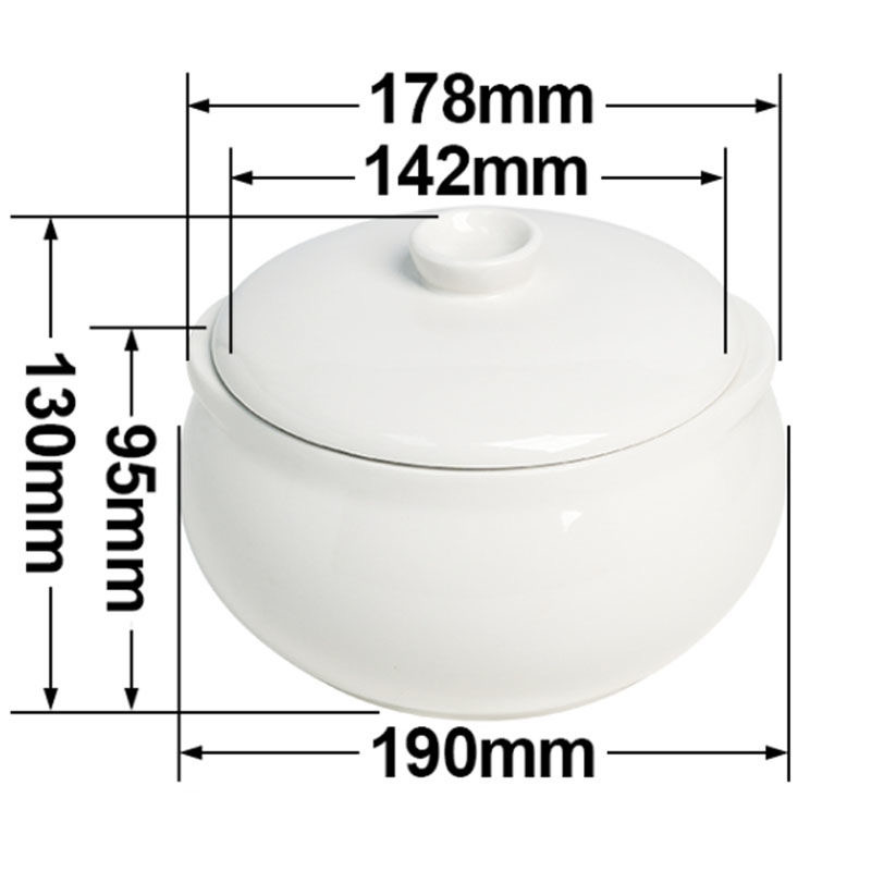 九阳DGD1811BS白玉盏1810BS白瓷1.8L内胆盖子D-18G1炖盅配件0.5L-图0