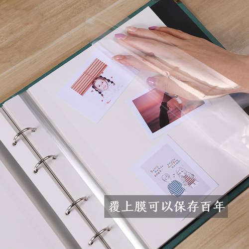 自粘贴式覆膜相册diy手工粘贴式纪念册自制情侣影集生日礼物手绘 - 图0