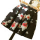 Spring and Autumn New Korean Style High Waisted Slim Printed Skirt