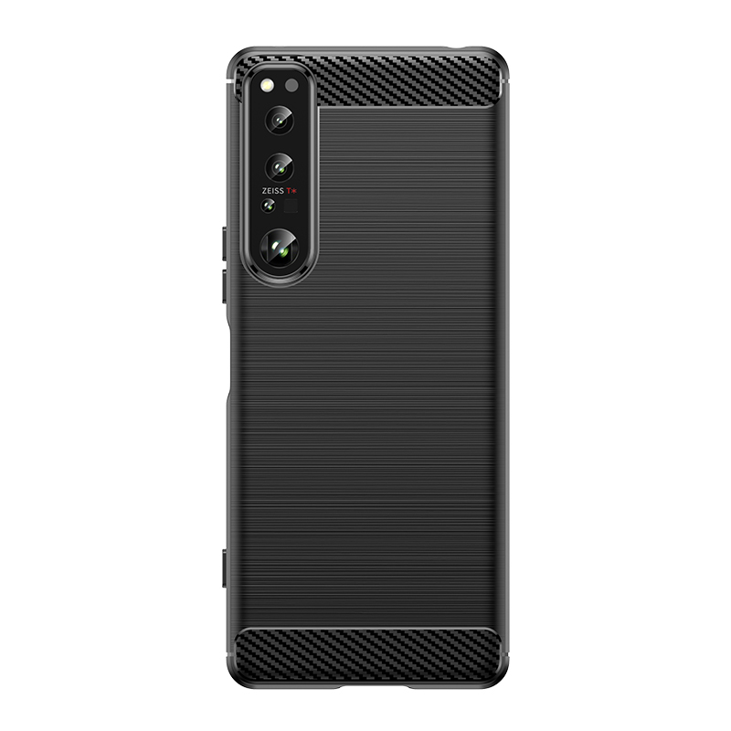 适用索尼Xperia1iii全包边手机TPU软壳Xp1ii拉丝Xperia1V五5代IV防摔电话保护套索尼xperi1IV微磨砂xp10IV壳 - 图3