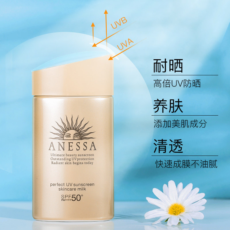 日本新版资生堂anessa安热沙防晒霜 魔女の日本速购防晒霜