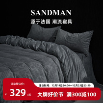 SANDMAN High-end EUR Grand Palais Winter Milk Milk Suede Four Pieces of Thickened Warm Bed Bedding Bedding bedding