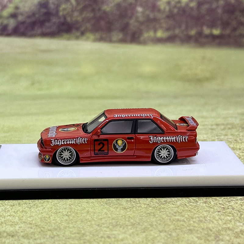 ScaleMini 1:64 宝马 M3 E30 野格 海湾石油 树脂 汽车模型 SCM - 图1