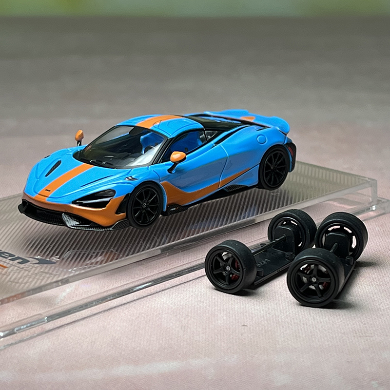 CM Model 1/64合金汽车模型 765LT迈凯伦McLaren P1 GTR收藏摆件-图0