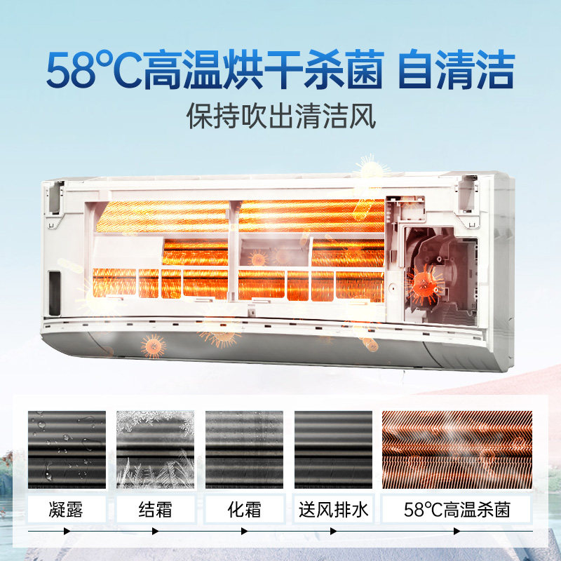 松下新一级能效1.5匹家用空调 松下空调空调