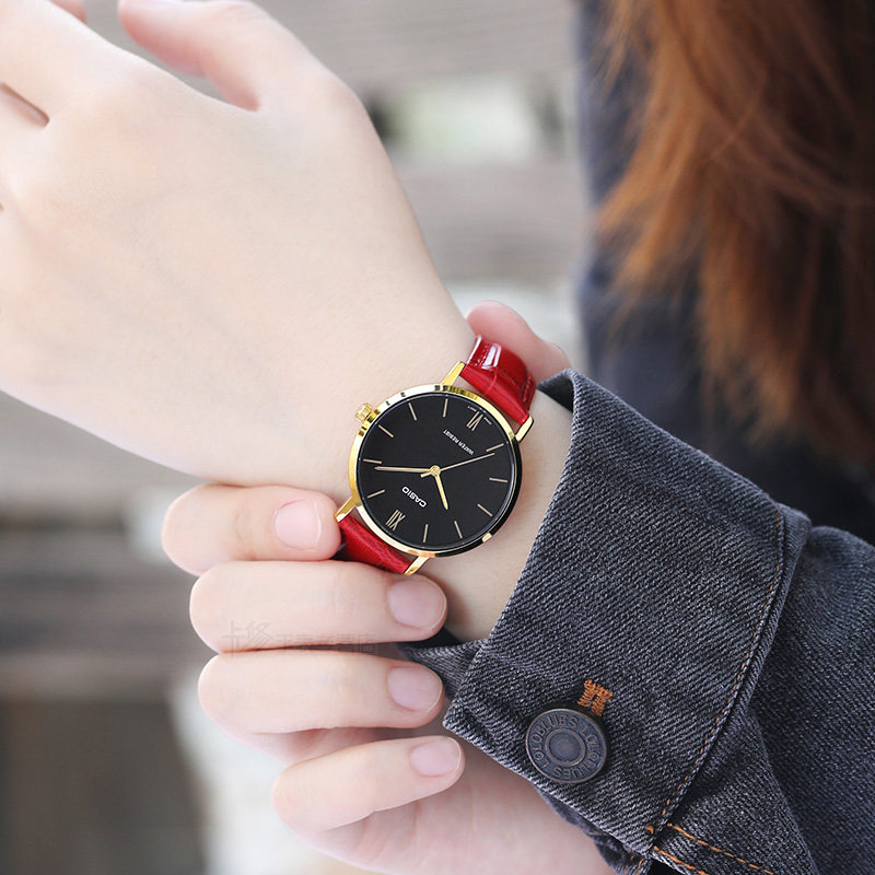 casio女学生防水新品简约石英表 卡修手表日韩腕表